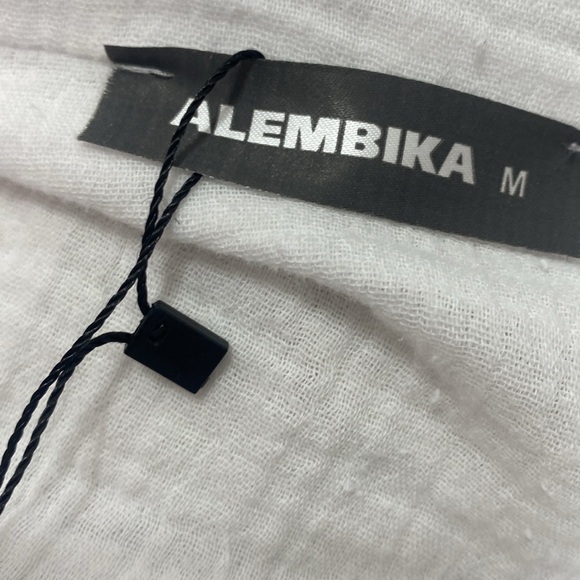 NWT Alembika Recreation Shirt Dress in White color - Picture 9 of 11